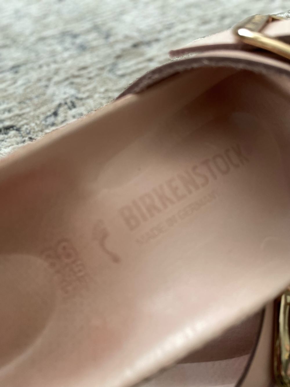 Birkenstock Madrid Big Buckle Slide Sandals 38 Size 7 Pink - Picture 7 of 9